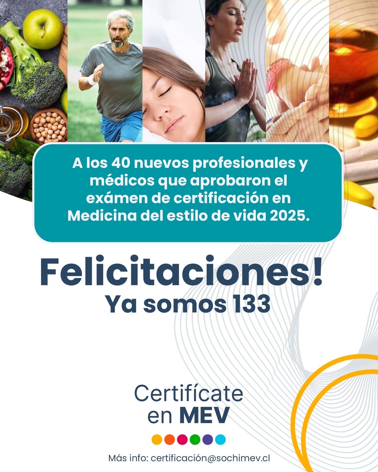 40 nuevos profesionales se certificaron en Medicina del Estilo de Vida en Chile este 2025