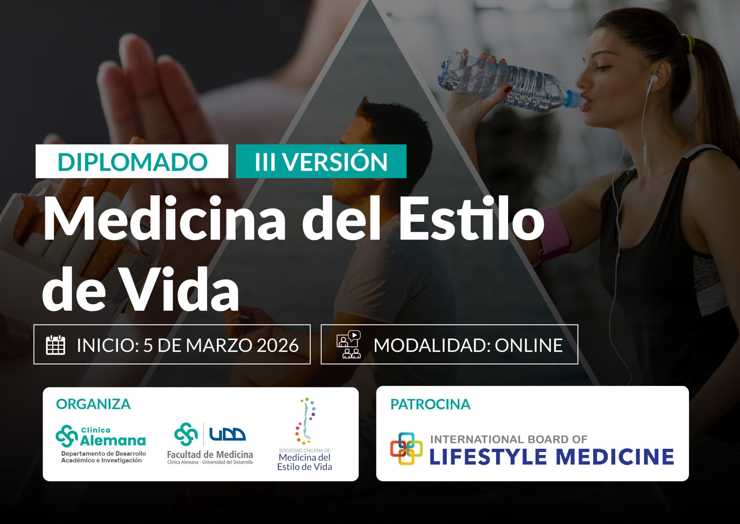 SOCHIMEV y la Universidad del Desarrollo lanzan la tercera versión del Diplomado en Medicina del Estilo de Vida