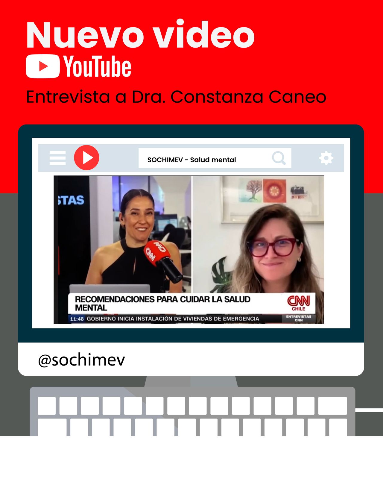 Psiquiatra de SOCHIMEV aborda la importancia del descanso y las vacaciones para la salud mental