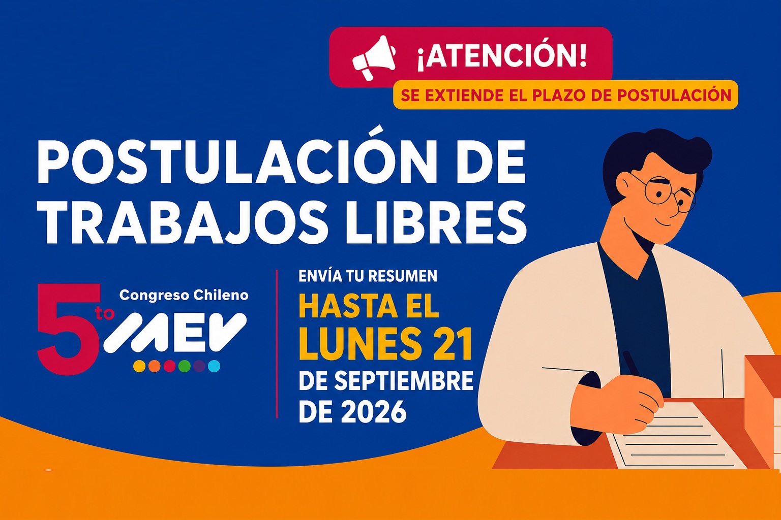 V Congreso Chileno de Medicina del Estilo de Vida amplía plazo para postular trabajos libres hasta el 21 de septiembre