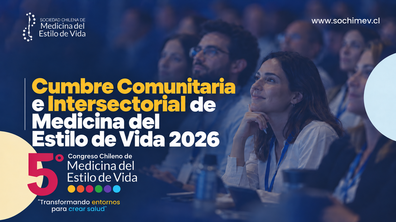 Congreso SOCHIMEV 2026 será escenario de cumbre que reunirá a distintos sectores para construir propuestas de salud desde los territorios